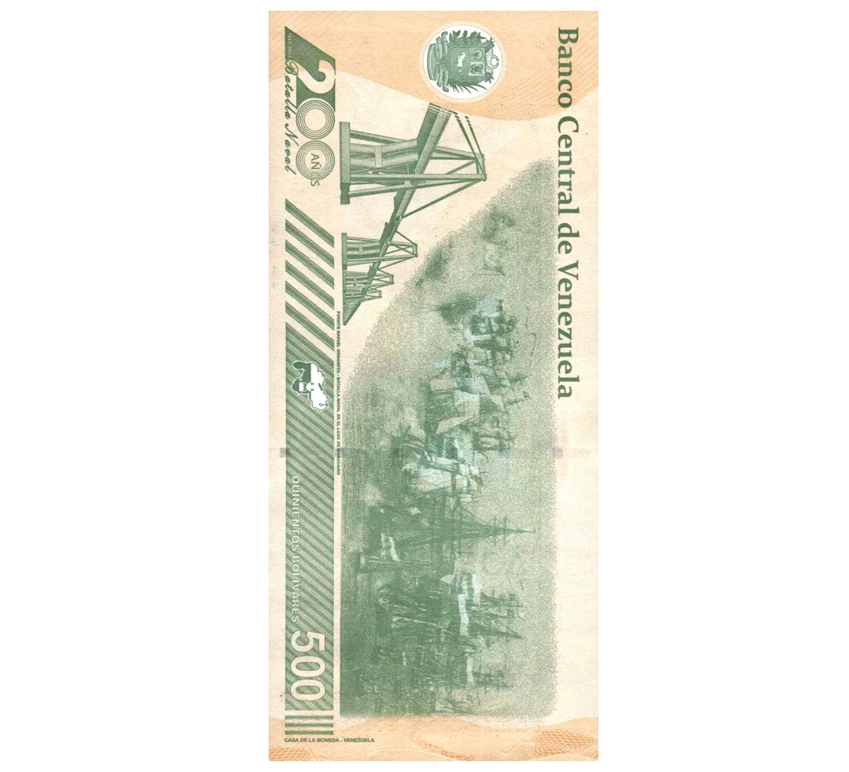 Venezuela 500 DIGITALES Banknote 2023 Bolivar Circulated
