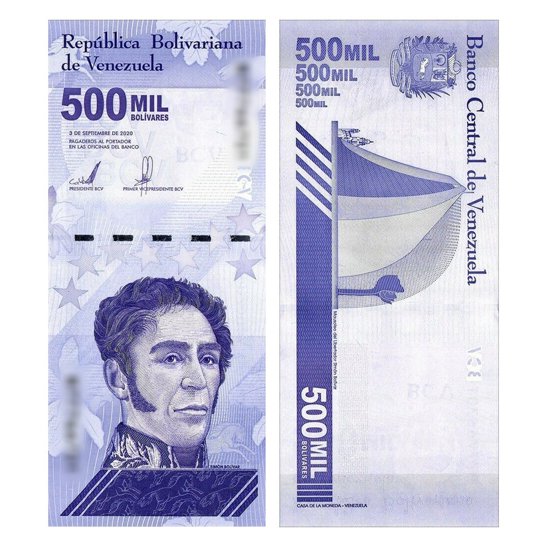 500 K Bolivar 2020 Brick OBV REV