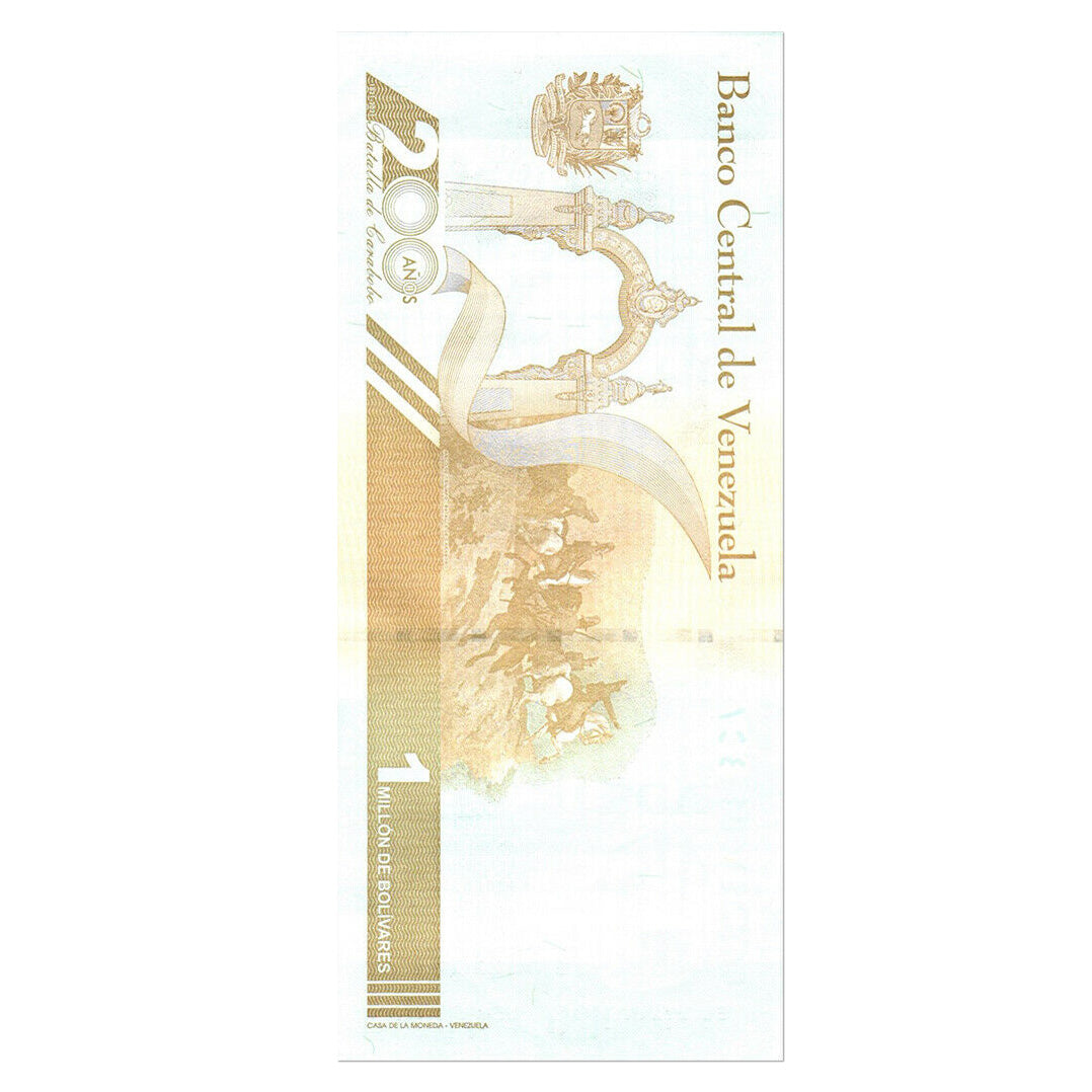 Million Bolivar Brick Dated 2020 Single REV