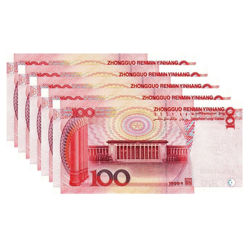 10 000 Chinese Yuan (CNY) - Mixed Notes