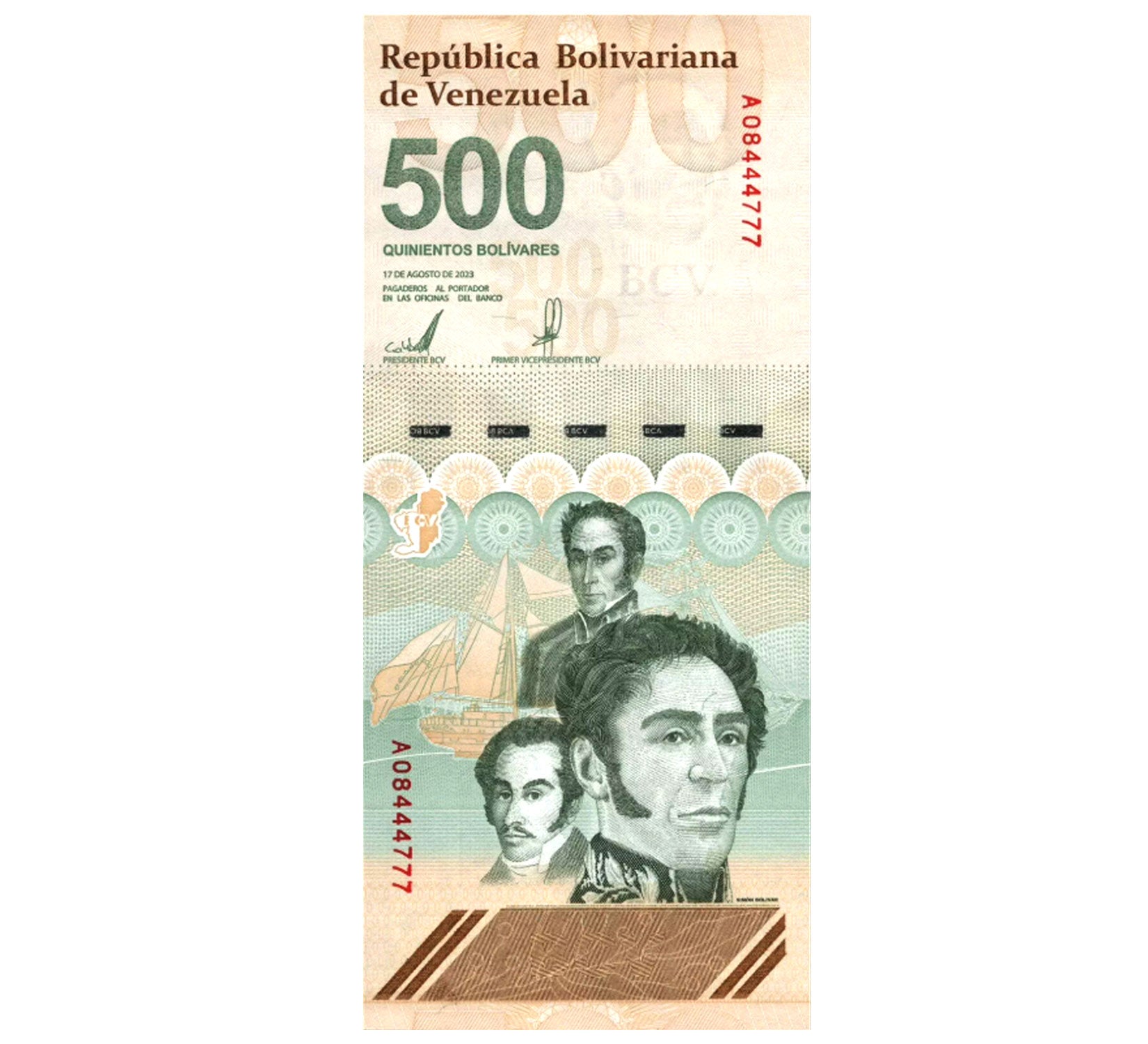 Venezuela 500 DIGITALES Banknote 2023 Bolivar Circulated